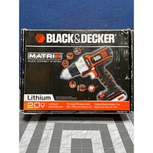 BLACK+DECKER 20V MAX Cordless Drill/Driver BDCDMT120 with Charger and Battery